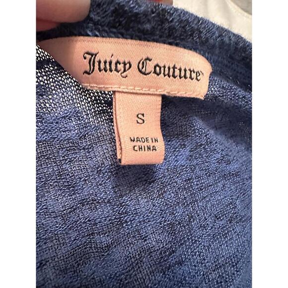 Juicy Couture Blue Sleeveless Top - Size Small - Picture 2 of 2